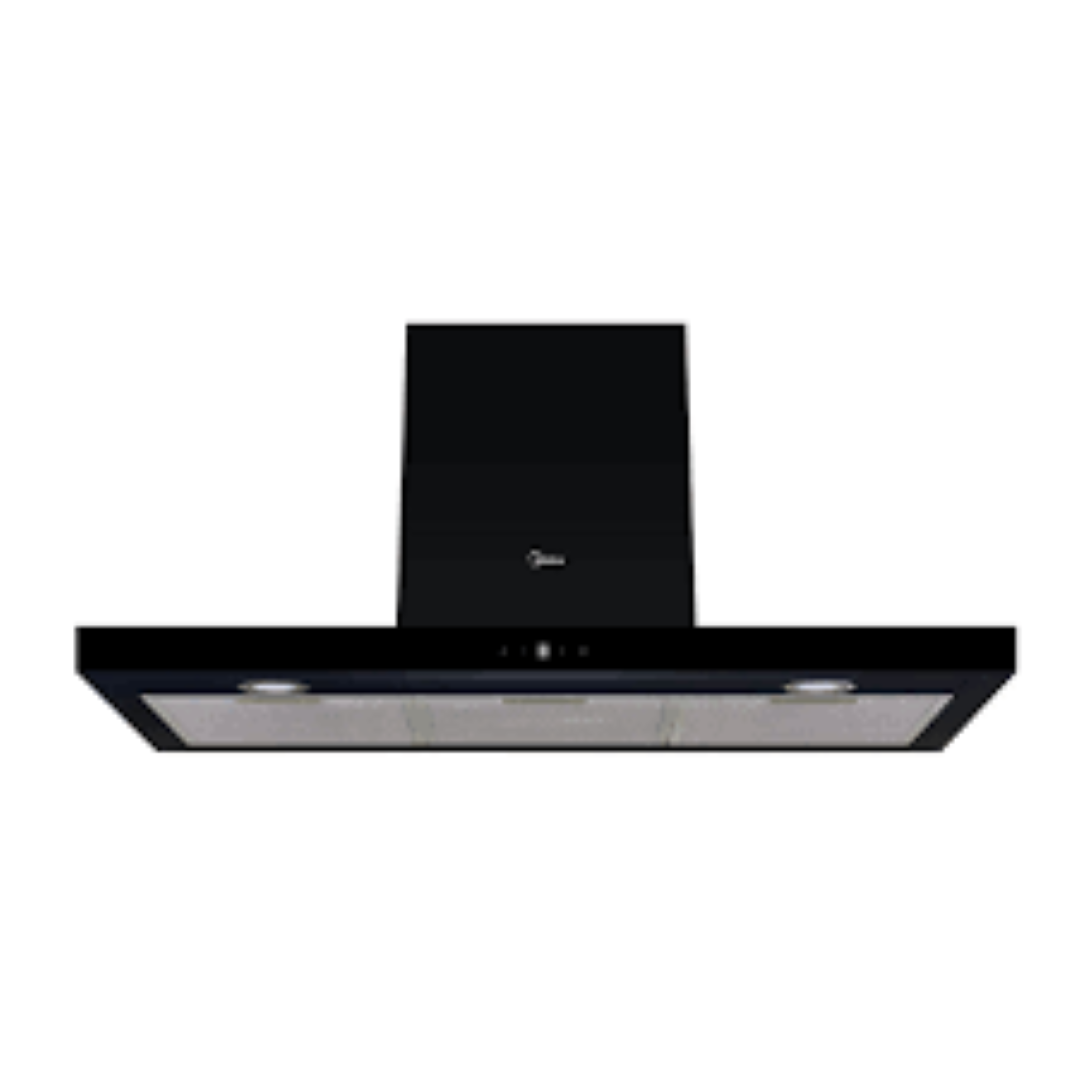 MIDEA MH90M77ET27MB-BS-90CM T-Shape Type, Stainless Steel With Black Panel